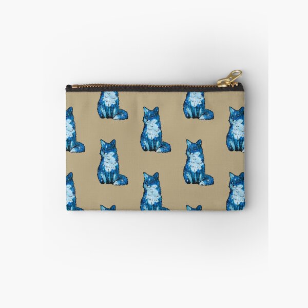 Item preview, Cute Fox Space and Stars – Light Blue designed and sold by northernhugs.