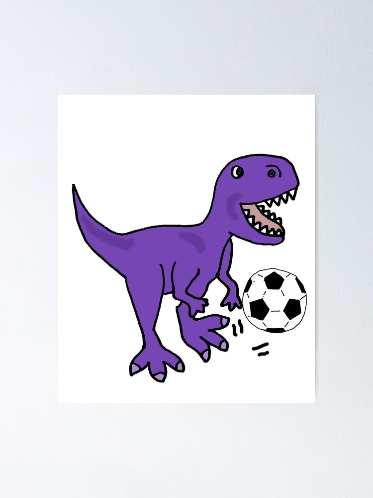 Funny T-rex Dinosaur Runner Art Board Print for Sale by naturesfancy