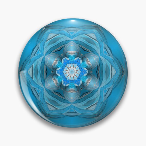 Item preview, intricate floral fantasy in turquoise and blue colours designed and sold by mister-john.