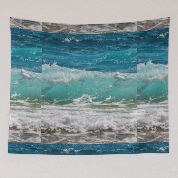 Item preview,  Cute colourful blue sea or ocean water or blue water design designed and sold by BEAUTY ⭐⭐⭐⭐⭐.