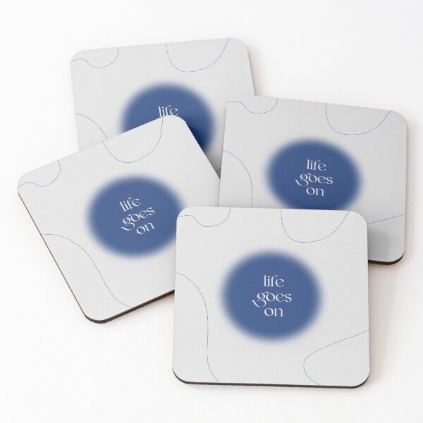 Item preview, BTS Life Goes On Song Quote Lyric designed and sold by lunestudio.