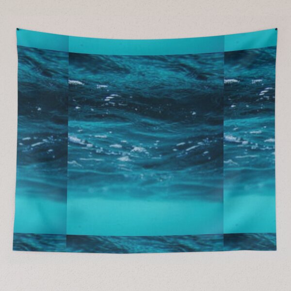 Item preview,  Cute colourful blue sea or ocean water or blue water design designed and sold by BEAUTY ⭐⭐⭐⭐⭐.