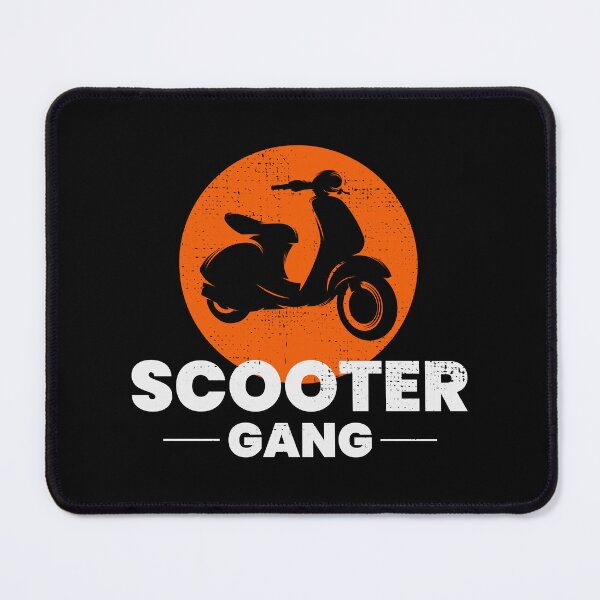 Item preview, Scooter Rider Gang Scootering Motorbike Moped Bike designed and sold by CuteDesigns1.
