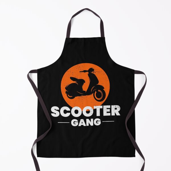 Item preview, Scooter Rider Gang Scootering Motorbike Moped Bike designed and sold by CuteDesigns1.