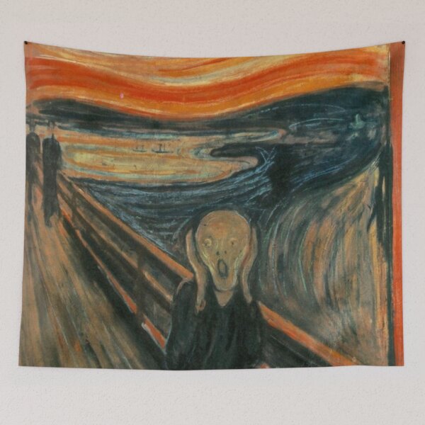Item preview, The Scream by Edvard Munch designed and sold by dzdn.