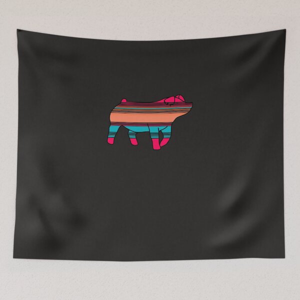 Item preview, Serape Pig Sticker designed and sold by JoanNolan.
