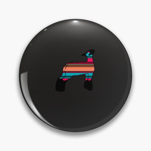 Item preview, Serape Sheep Sticker designed and sold by JoanNolan.