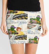 Give Pizza Chance - Plastic O'Neil Band Mini Skirt