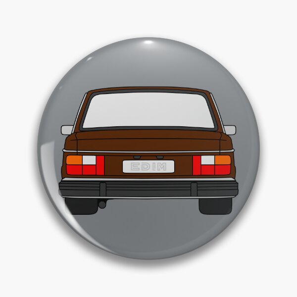 Item preview, 240 242 244 sedan turbo brown color rearview designed and sold by EdimDesign.