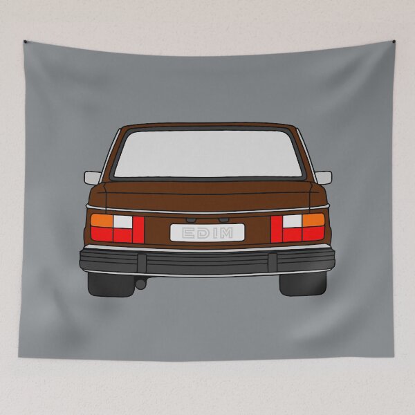 Item preview, 240 242 244 sedan turbo brown color rearview designed and sold by EdimDesign.