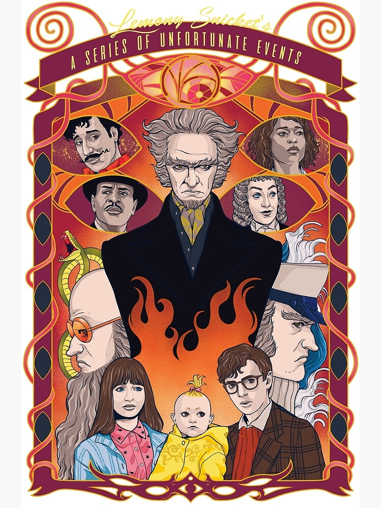 Póster «Una serie de eventos desafortunados» de RomyJones Redbubble