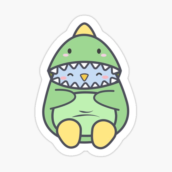 Piki is a Dinosaur Sticker