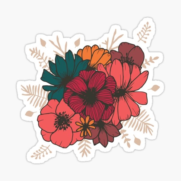 Item preview, Boho Florals Nr. 1 - On Beige designed and sold by MonJaro.