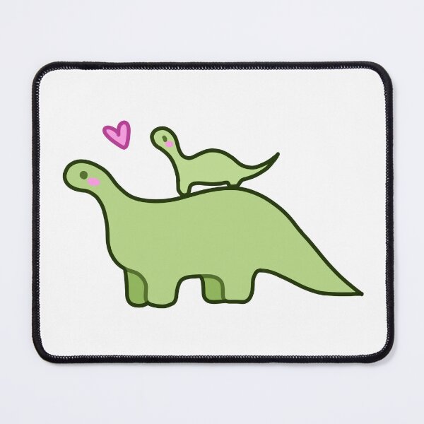 Item preview, Dinosaur longneck couple designed and sold by dinosaurfibi.
