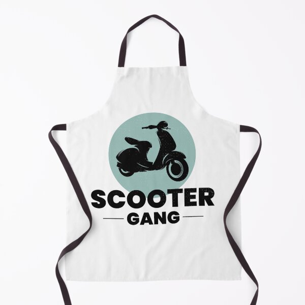 Item preview, Scooter Rider Gang Scootering Motorbike Moped Bike designed and sold by CuteDesigns1.