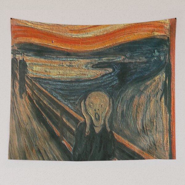 Artikelvorschau, Der Schrei von Edvard Munch (Struktureffekt) entworfen und verkauft von dzdn.