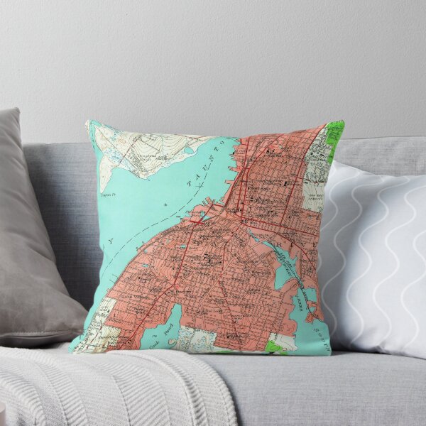 Item preview, Vintage Map of Fall River Massachusetts (1949) designed and sold by BravuraMedia.