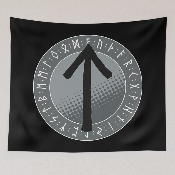 Item preview, Viking Runes and Runic Symbols - Tiwaz (Victory) designed and sold by iscaStudioArt.