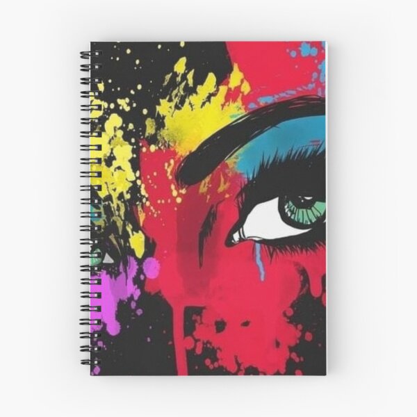 Item preview, Eye Paint Splatter Art designed and sold by ColorPrint45.