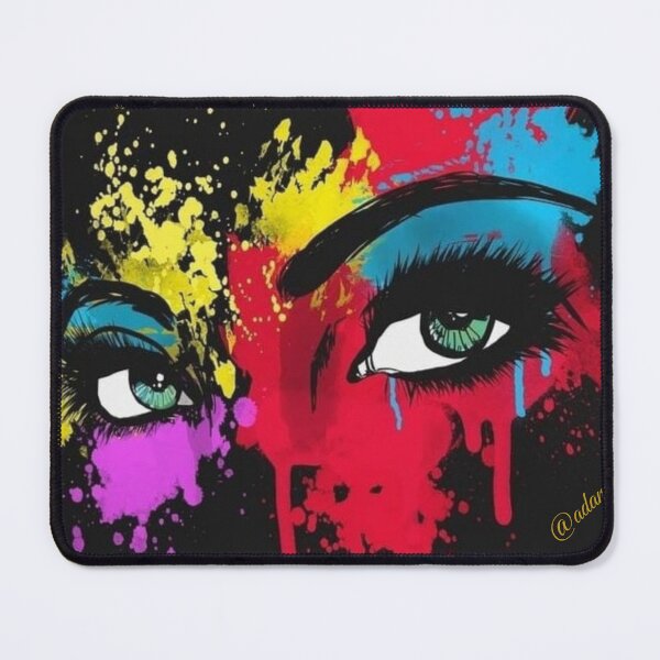 Item preview, Eye Paint Splatter Art designed and sold by ColorPrint45.