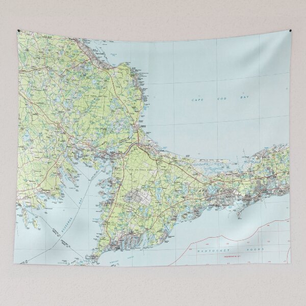 Item preview, Cape Cod Map (1986) designed and sold by BravuraMedia.