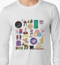 Parks and Rec Flatlay Long Sleeve T-Shirt