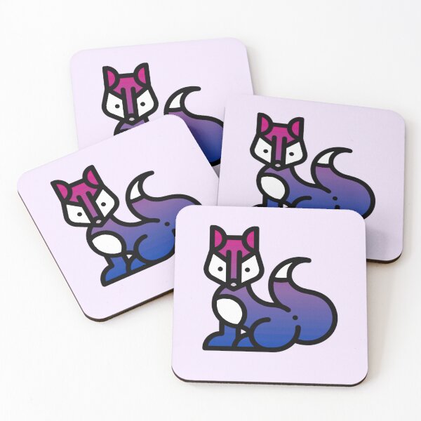 Item preview, Bisexual pride fox designed and sold by Camilla Wynter.
