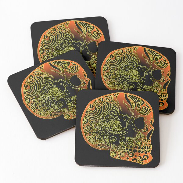 Item preview, Skull Art Skull Halloween Side Groovy designed and sold by Casenriddle.