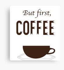 Coffee Canvas Print