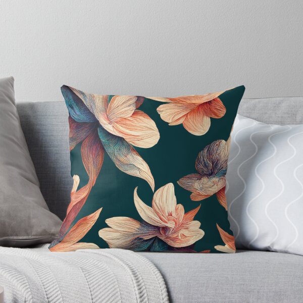 Item preview, Teal Floral Pattern designed and sold by NianderQuinn.