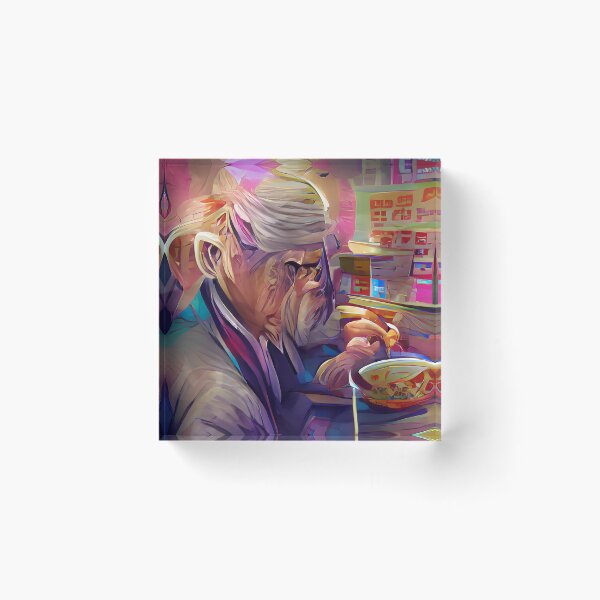 Item preview, An old man and his instant ramen | Ramen Near Me  designed and sold by PsychicLove.