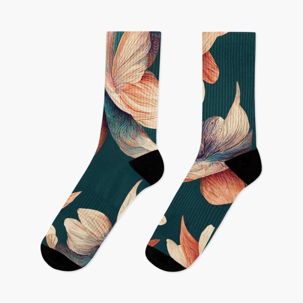 Item preview, Teal Floral Pattern designed and sold by NianderQuinn.