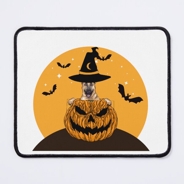 Item preview, Scary Halloween German shepherddog design designed and sold by Doggymadness.