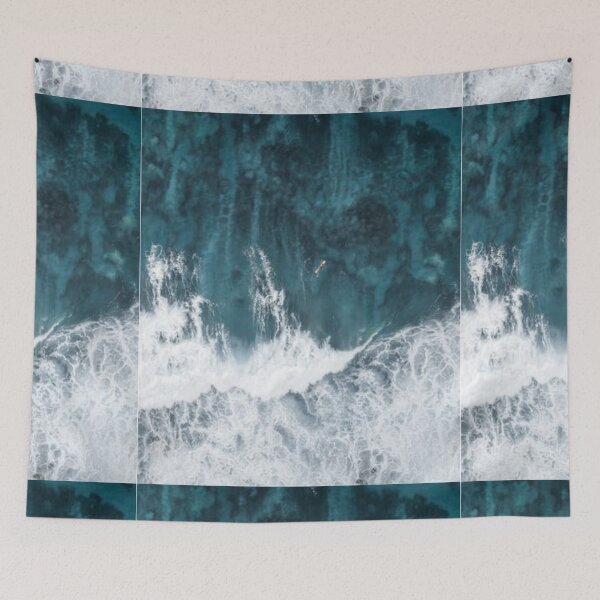 Item preview, Cool colourful Blue ocean or sea water seamless pattern designed and sold by BEAUTY ⭐⭐⭐⭐⭐.