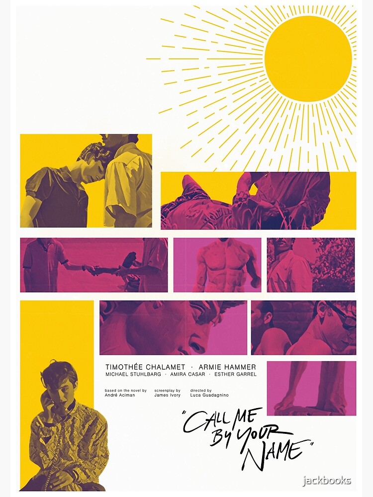 Call Me By Your Name (2017) - Movie poster design (style B 