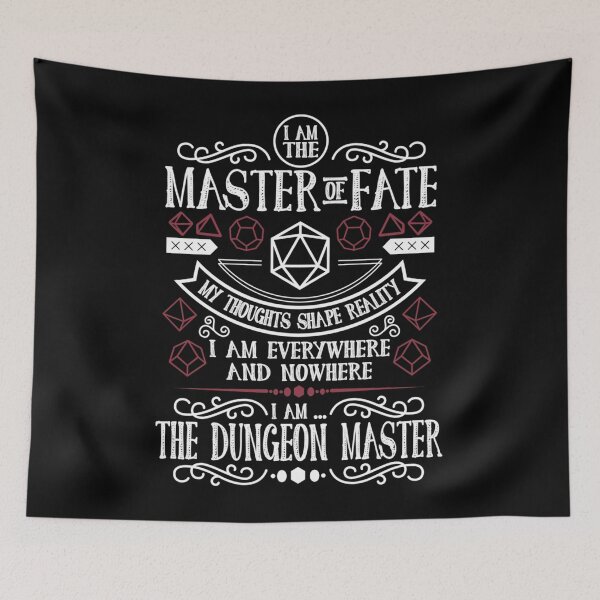Aperçu de l'œuvre Chemise et tasse Dungeon Master (Noir) créée et vendue par DoshiaLozano.
