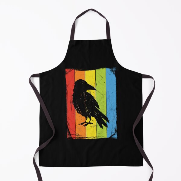 Item preview, Rainbow Crow Colorful Halloween Bird Lover designed and sold by Delightfully Cynical.