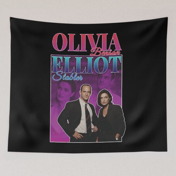 Item preview, Olivia Benson & Elliot Vintage Homage Condensed For Fans designed and sold by LorriMelissa0.
