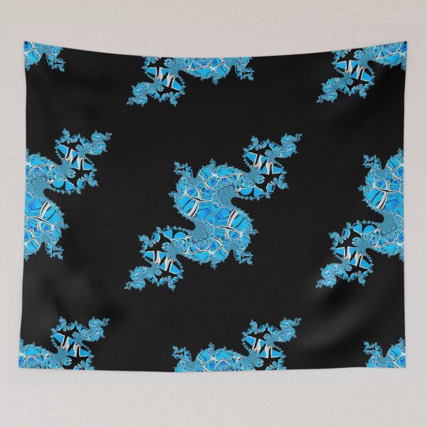 Item preview, Julia type fractal of swimming pool blue cubes designed and sold by mister-john.