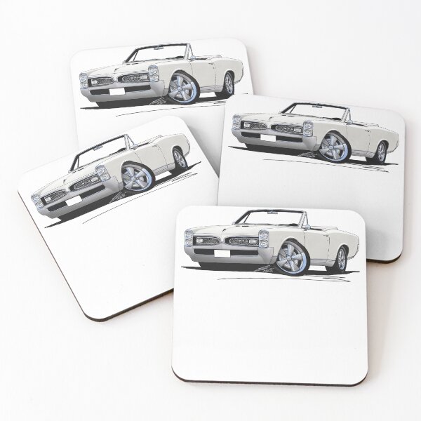 Item preview, Pontiac GTO (1967) Convertible White designed and sold by Yeomans Cartoons.