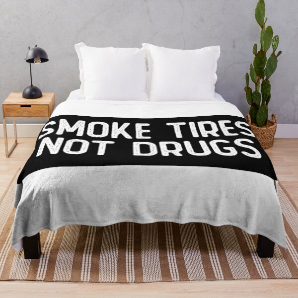 Item preview, Smoke Tires Not Drugs Funny Bumper designed and sold by Sour Soul.