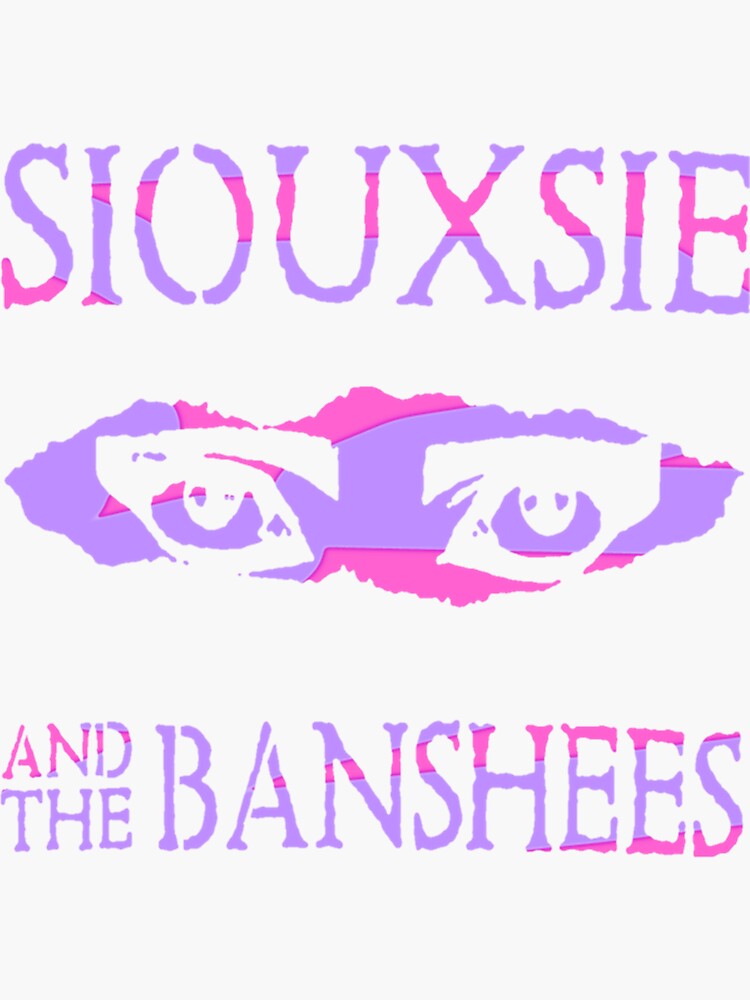 "Duo Tone Siouxsie And The Banshees" Sticker for Sale by DoshiaLozano