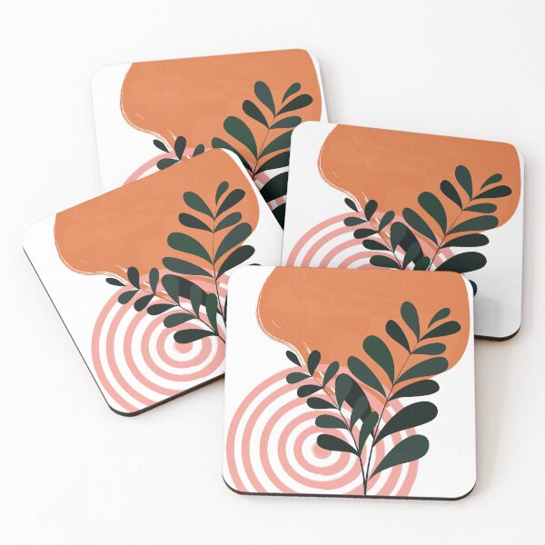 Item preview, Geometric Design and Leaves designed and sold by DriftDigitalArt.