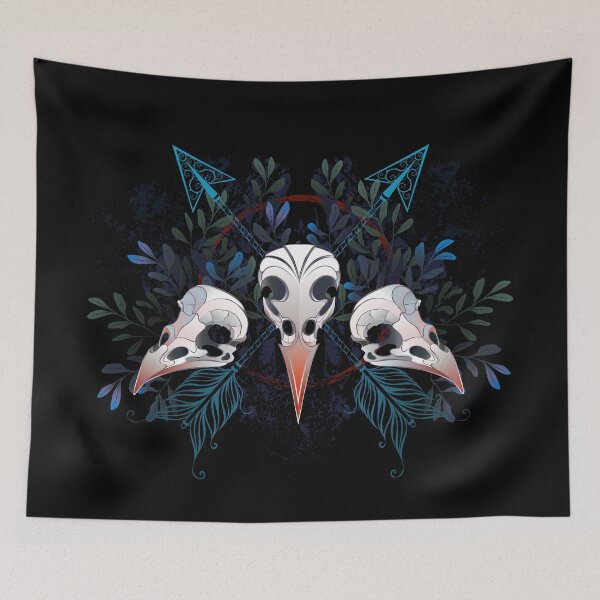 Item preview, Forest Bird Skulls designed and sold by Blackmoon9.