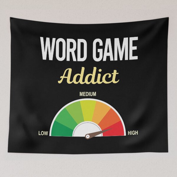 Item preview, Addict Word Games designed and sold by FrankVitgenos0.