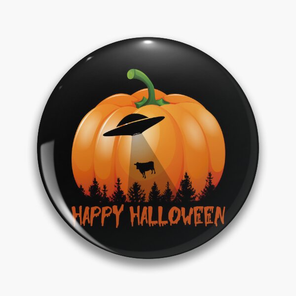 Item preview, Vintage Alien UFO Pumpkin Halloween designed and sold by Amazing Designs.