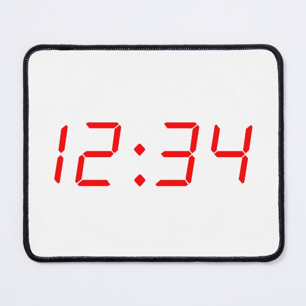 Item preview, 12:34 Clock Time Synchronicity designed and sold by visurdesigns.