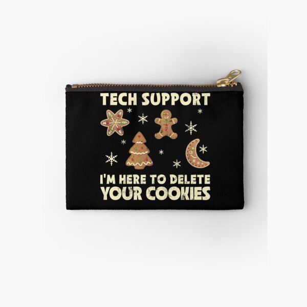 Aperçu de l'œuvre Meme Tech Support Je suis là pour supprimer vos cookies Noël créée et vendue par ThurxyGiftFunny.