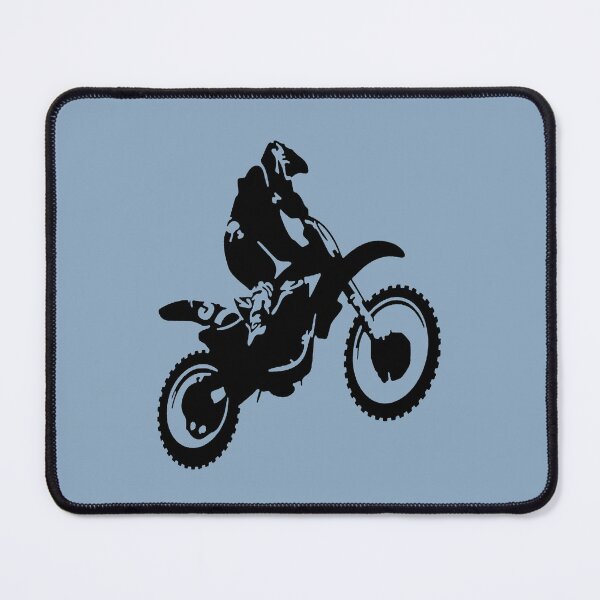 Item preview, Moto X  Dirt Bike Monotone Vector Art - Black designed and sold by taiche.