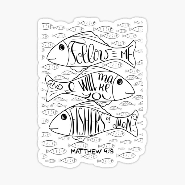 Item preview, Follow me and I will make you fishers of men designed and sold by Marinakutukova.